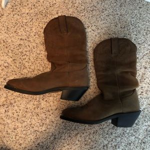 Women’s Durango slouchy steel toe cowgirl boots